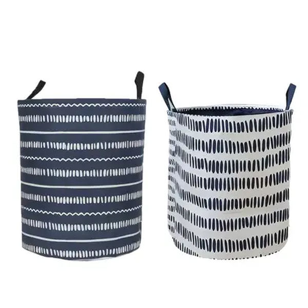 Cesto Organizador Multiuso Dobrável Redondo40x48cm - Pratico e Estiloso