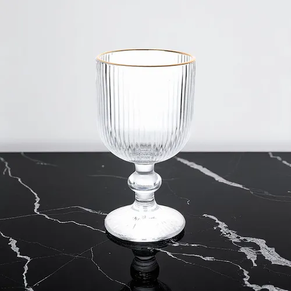 Jogo de Taças Versalhes Gold 260ml  6 Unidades Jogo de Taças Versalhes Gold 260ml  6 Unidades